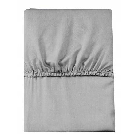 PRZEŚCIERADŁO Z GUMKĄ 180X200 SZARY JASNY szare GŁADKIE