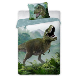 POŚCIEL 160X200 T-REX 02 DINOZAURY DINOZAUR BAWEŁNIANA