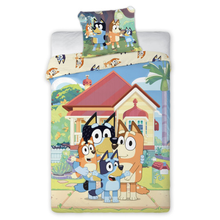 POŚCIEL 100X135 BLUEY 023 DO ŁÓŻECZKA DZIECIĘCA DLA DZIECKA DISNEY PIESEK