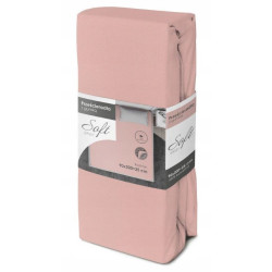 PRZEŚCIERADŁO Z GUMKĄ 90X200 różowe GŁADKIE  BAWEŁNIANE