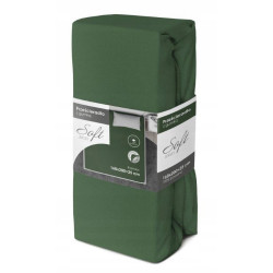 PRZEŚCIERADŁO Z GUMKĄ 160X200 ZIELONE ZIELEŃ