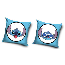 POSZEWKA NA PODUSZKĘ 40x40 LILO STITCH 718 dla dziecka dziecięca welwet