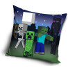 POSZEWKA NA PODUSZKĘ 40x40 MINECRAFT 729 dziecięca welwet